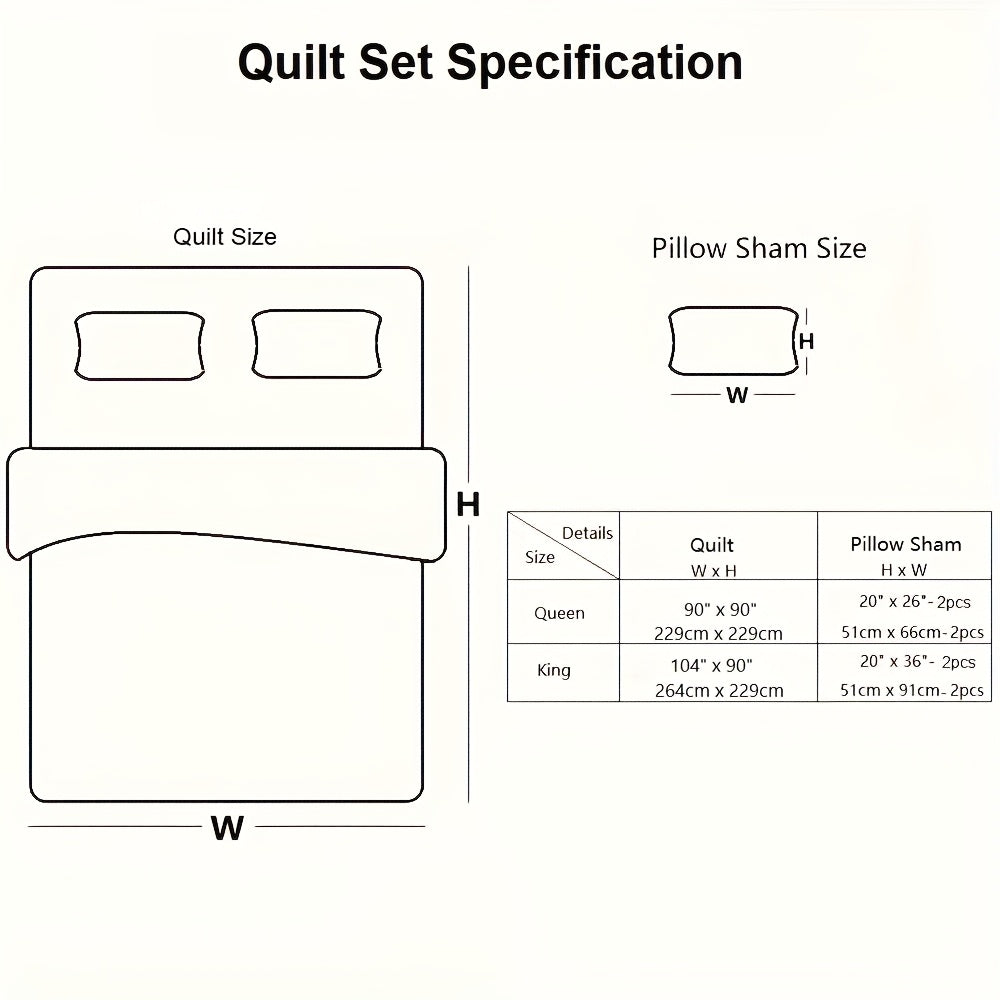 3pcs Stonewashed Cotton Reversible Floral Quilt Set Bedspreads, Real Quilting Soft & Breathable Quilt, All Seasons Lightweight Bedspread, Master Suites Or Guest Rooms Bedding Set (1 Quilt, 2 Pillow Shams), Machine Washable.