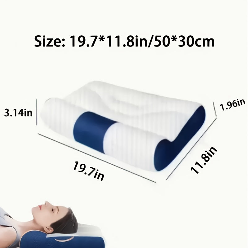 Two Ergonomic Neck Pillows, A Neck Tension Relief Pillow, A Sleep Pillow, A Neck Contour Pillow, And A Side Back Prone Pillow