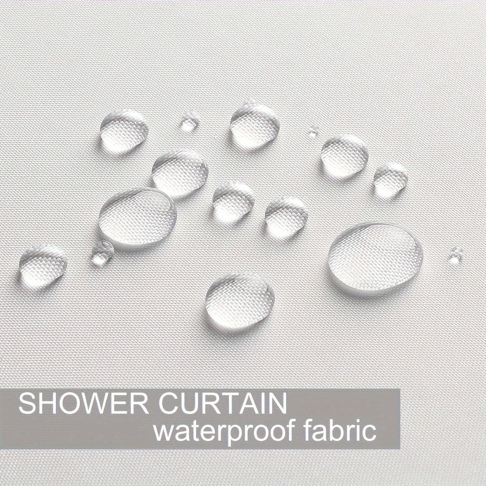 1\u002F4pcs - Beach Shower Curtain Set, Dreamy Waves Beach Flowers Starfish Shells Ocean Waterproof Shower Curtain With 12 Hooks, Non-slip Bathroom Floor Mat, Toilet U-shaped Mat, Cover Mat, Shower Decoration Accessories