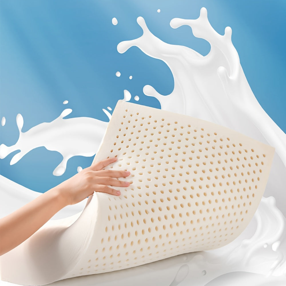 Thailand Latex Pillow for Neck Protect Vertebrae Health Care Orthopedic Massage Pillows for Sleeping, Posture Correction, Sleep Support, Ergonomic Design, Supportive Sleep Aid, Hand Wash Only, Durable Construction, Pillow, Sleep Cushion, Chronic Sufferers