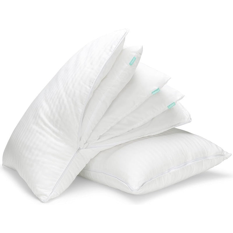 Adjustable Layer Pillows for Sleeping Set of 2 Cooling Luxury Pillows for Back Stoh or Side Sleepers Standard