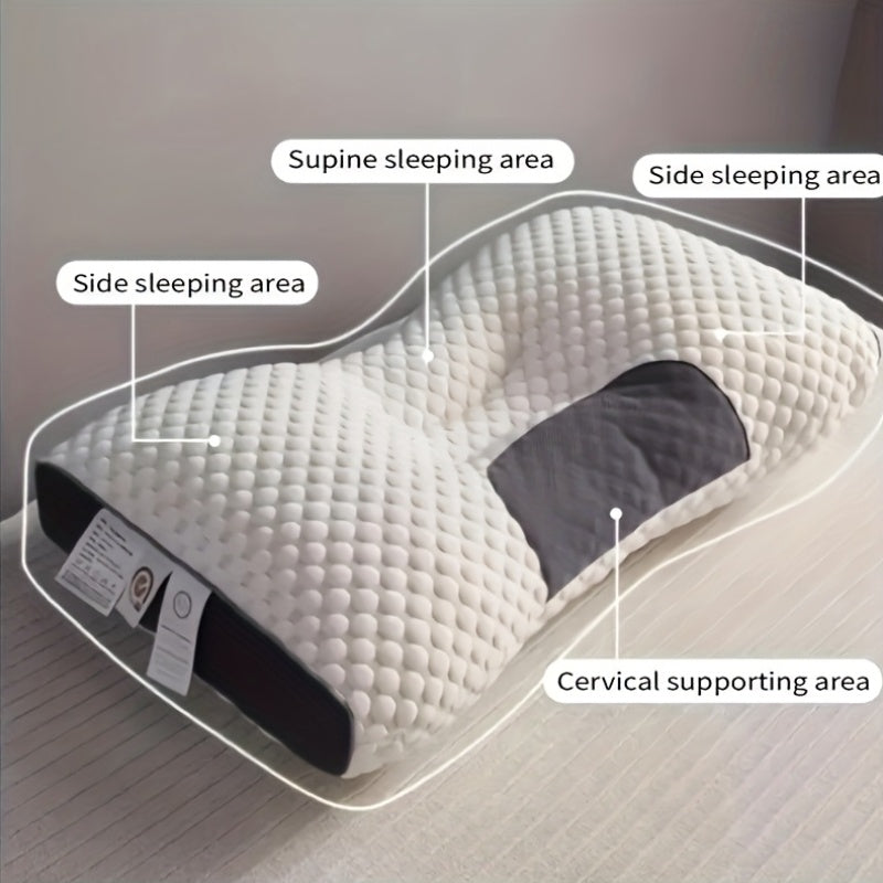Cervical Pillow, with Cotton for Cervical And Spinal Support, Directional Orthopedic Massage Pillow