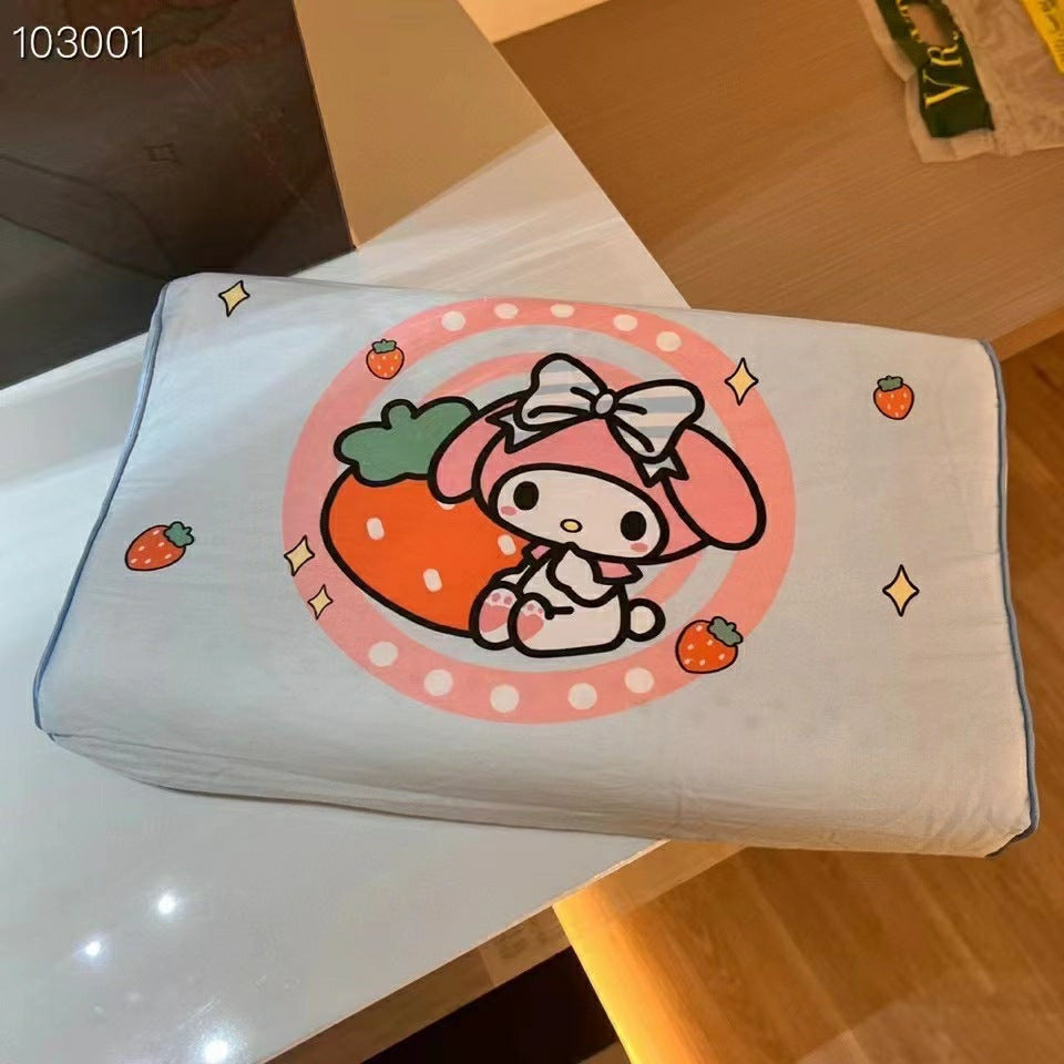 latex pillow core natural neck pillow latex pillow student pillowcase., Study Comfort, Neck Support, Sleek Pillowcase, Stylish Cushion, Breathable Material, Durable Construction, Versatile Pillowcase, Supportive Cushion, Frequent Travelers, Office Workers