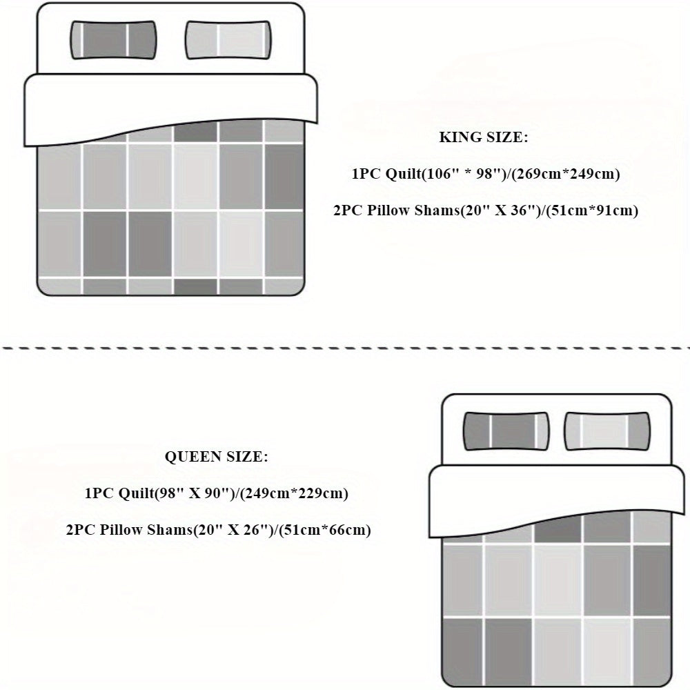 3pcs Floral Ruffled Cotton Oversize Quilt Set Bedspread Set Queen\u002FKing Size Reversible Bedding Set, Coverlet (1 Quilt+2 Pillowshams)