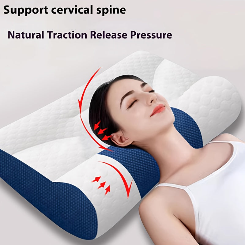 Two Ergonomic Neck Pillows, A Neck Tension Relief Pillow, A Sleep Pillow, A Neck Contour Pillow, And A Side Back Prone Pillow