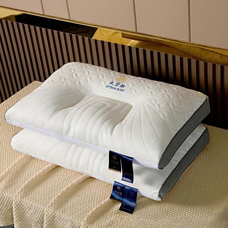 Cloud Low Pillow Thailand Latex Flex Support Adaptable Back Sleeper for Office Lunch Break\u002FTravel Portable Comfort Specialist, Posture Correction, Travel Pillow, Ergonomic Design, Lightweight Pillow, Hand Wash Only, Latex Material, Supportive Cushion