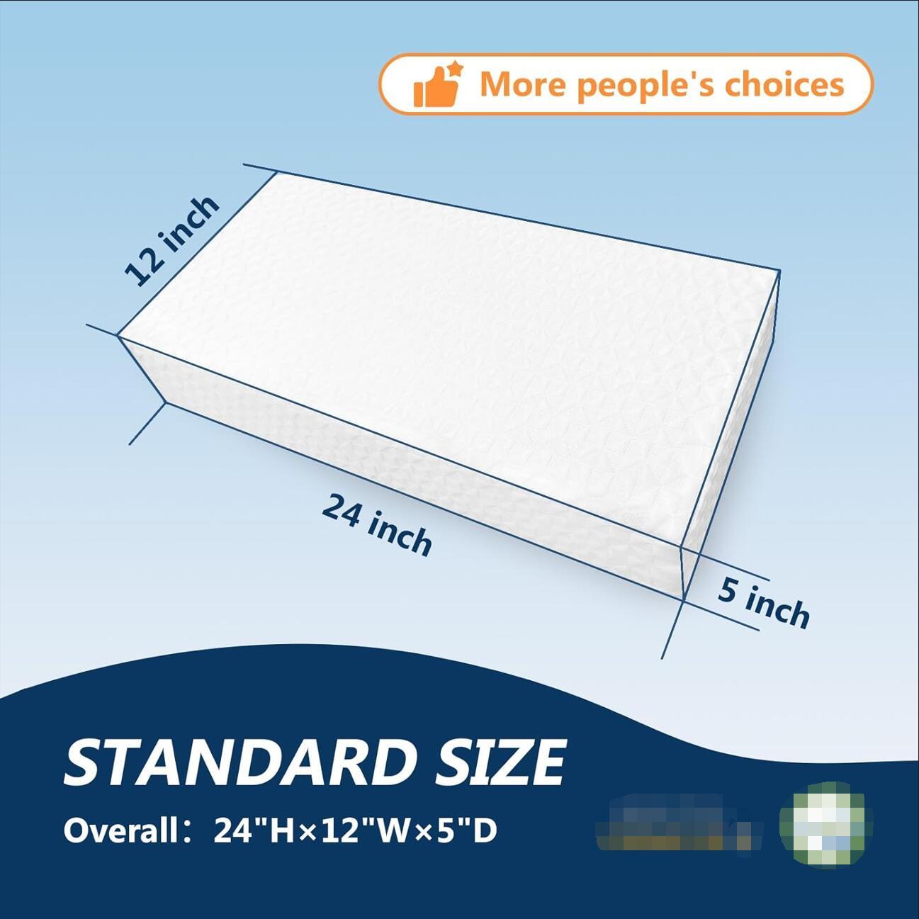 Cube Pillow Pro for Side Sleepers Bed Pillow Soft Pillow Supportive Head, Neck, and Shoulder White-24\